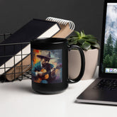 Harmonic Hues Black Glossy Mug - Beyond T-shirts